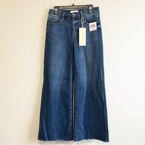 NWT Risen Tummy Control High Rise Wide Leg Jeans